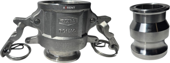 Camlock Adapter - Tri-Clamp Hose Fitting to Camlock Connection Adapter