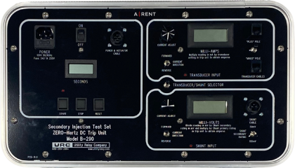 Utility Relay B-290 - ZERO-Hertz DC Test Set
